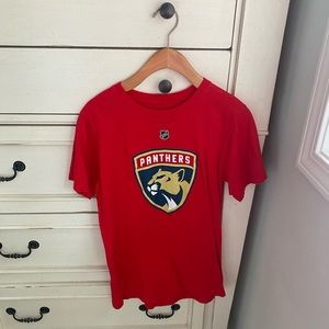 Florida Panthers T-SHIRT. Player is Keith Yandle